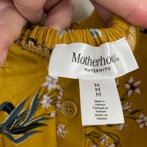 Maternity Floral Midi Dress with pockets!